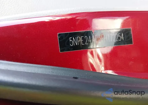 2015 Hyundai Sonata Se из США, поврежденный, VIN 5NPE24AF3FH172254